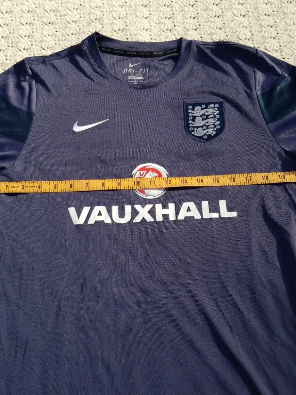 Nike Soccer England National Team Training Jersey Size Large